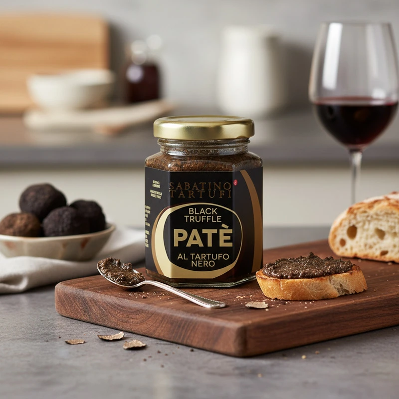 Svart tryffelpaté 90 g 19039 by Sabatino color Svart
