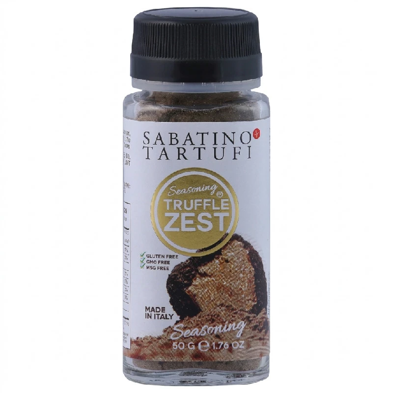 Tryffelkrydda "zest" 50 g 19047 by Sabatino color Svart