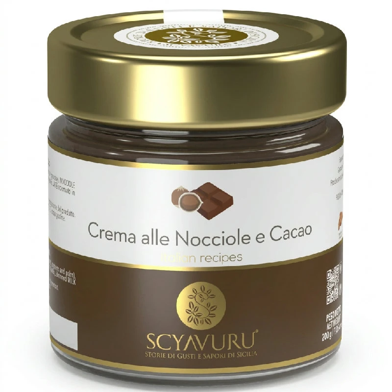 Choklad- och nötkräm 200 g 27437 by Scyavuru color Svart