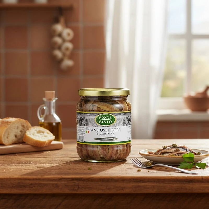 Sardellfiléer 550 g 18500 by Ponte Sisto color Svart