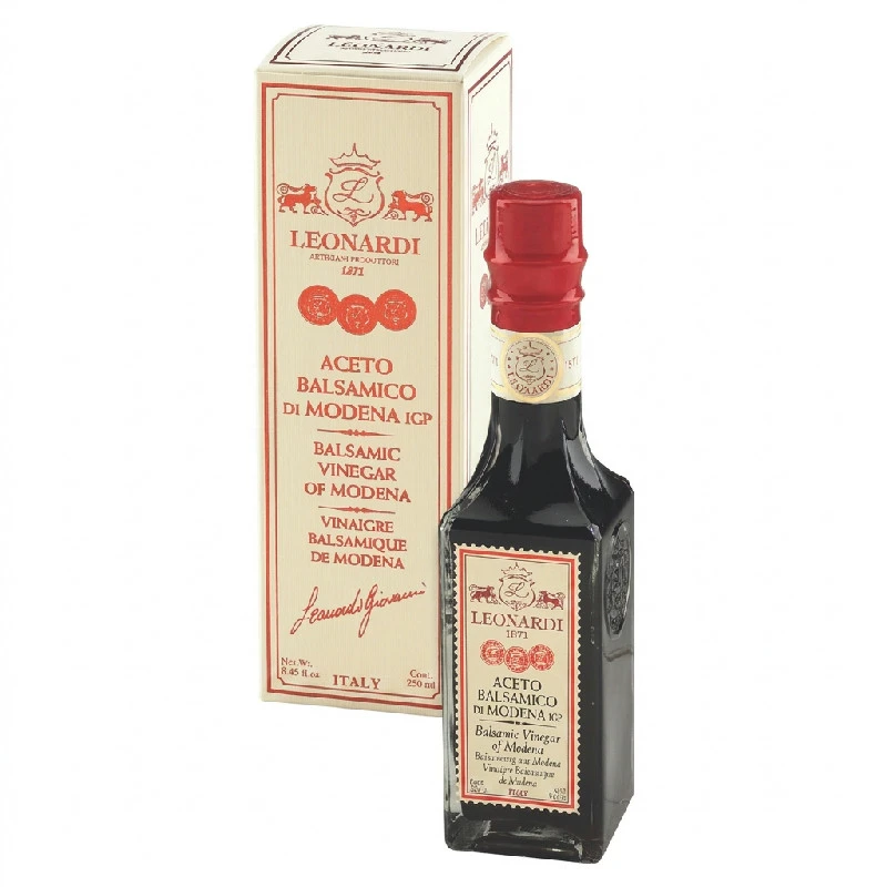 Balsamico di Modena IGP Röd 3 250 ml 12032 by Leonardi color Svart