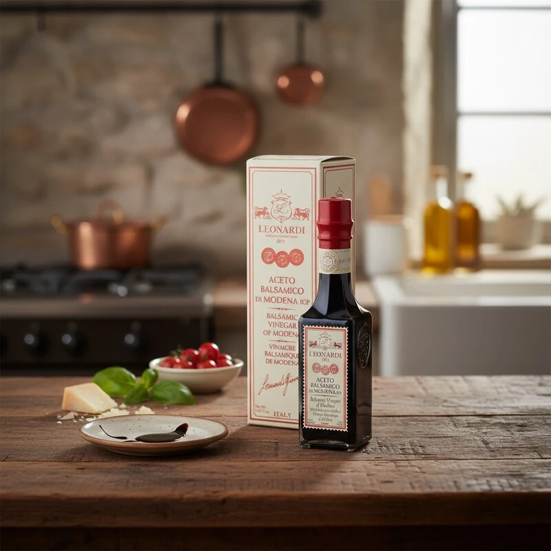 Balsamico di Modena IGP Röd 3 250 ml 12032 by Leonardi color Svart