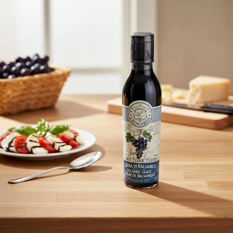 Balsamico Glaze Classico PET 220 g 12050 by Leonardi color Svart