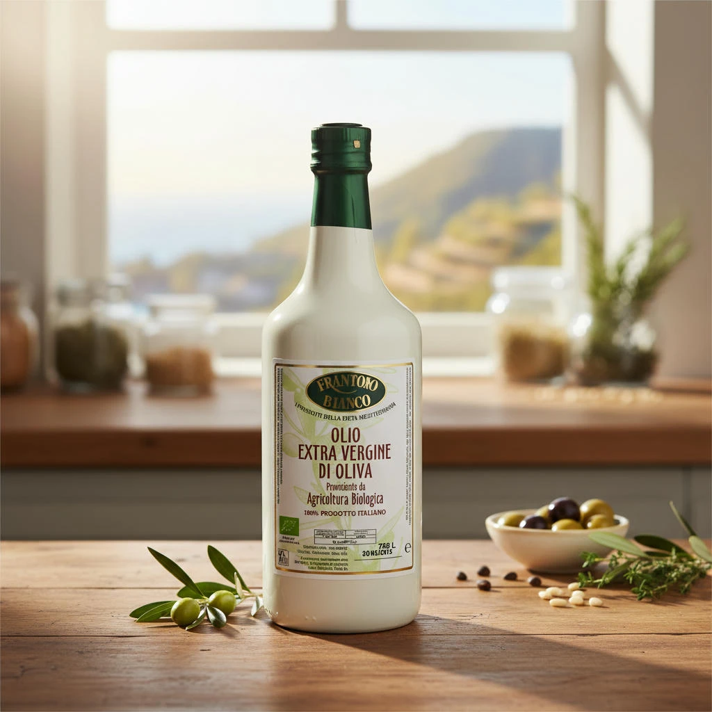Ekologisk Extra Jungfruolivolja Ligurien 500 ml 15128 by Frantoio bianco color Svart