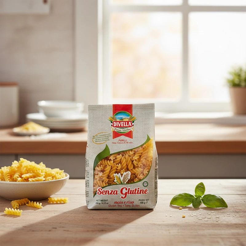 Glutenfri fusilli 400 g 10291PS by DIVELLA color Svart