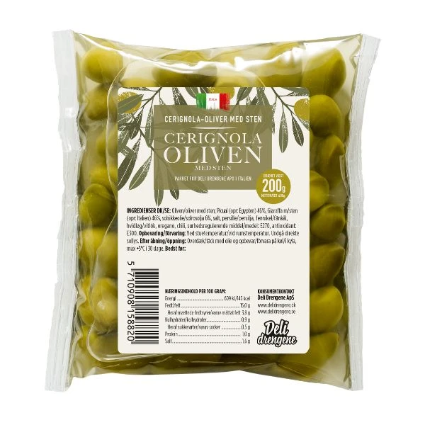 Oliver Bella Di Cerignola 200g 2105 by Deli Drengene color Svart