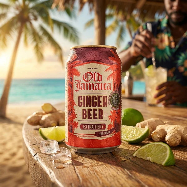 Old Jamaica Ginger Beer Kalorifri 33 cl Burk 3003 by Old Jamaica color Svart