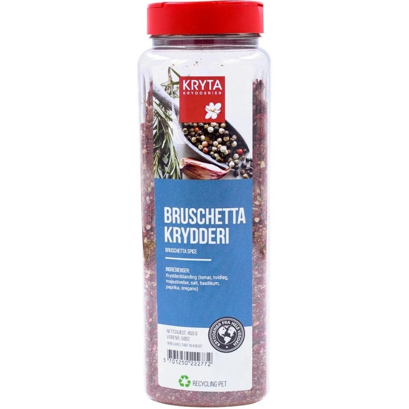 Bruschettakrydda 450 g 221405 by KRYTA color Svart