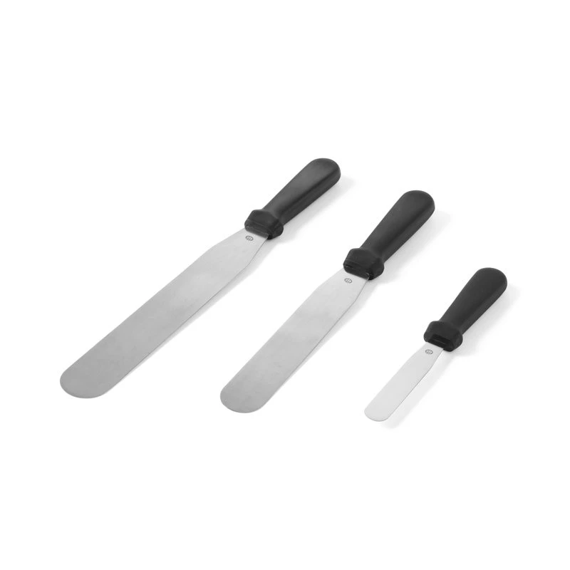 Spatel flexibel 255/400x37 mm rostfritt stål, PP 855744 by Hendi color Svart