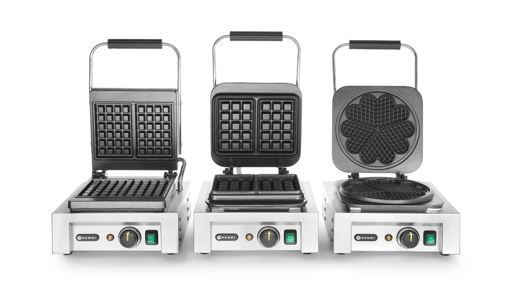 Våffeljärn Liège 230V 1500W 212103 by Hendi color Svart