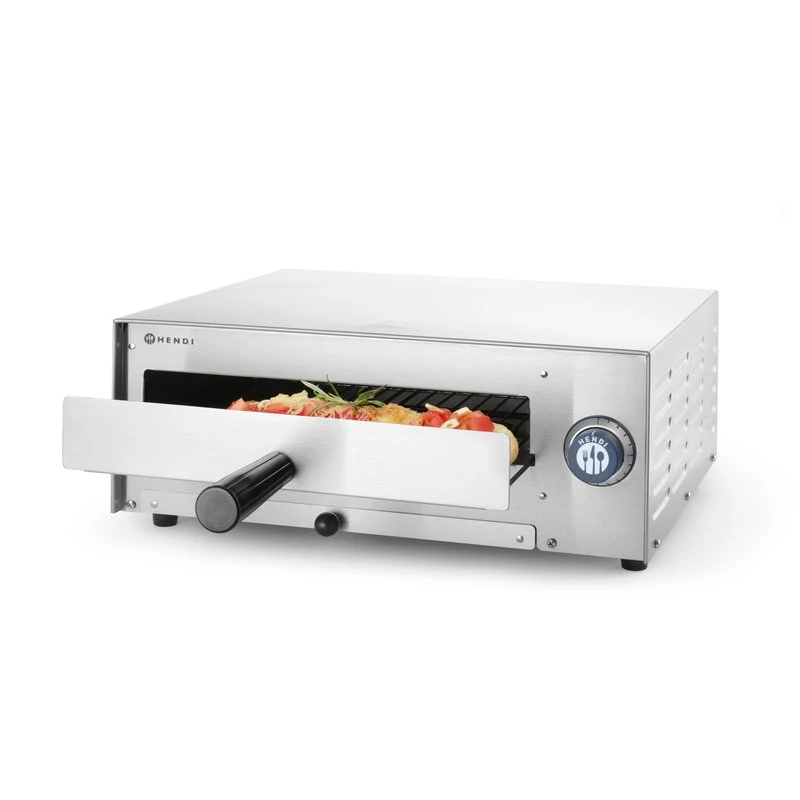 Pizzaugn rostfritt stål 480x420x195 mm 230V 1450W 220306 by Hendi color Svart