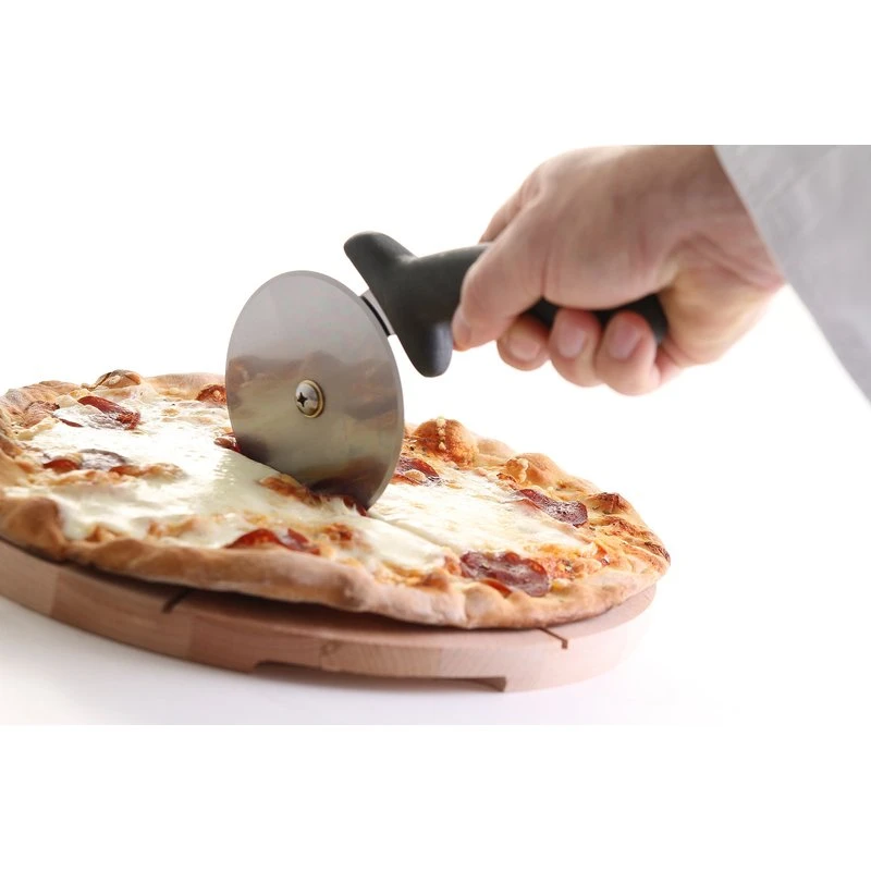 Pizzaskärare rostfritt stål, PP-handtag 100x230 mm 617014 by Hendi color Svart