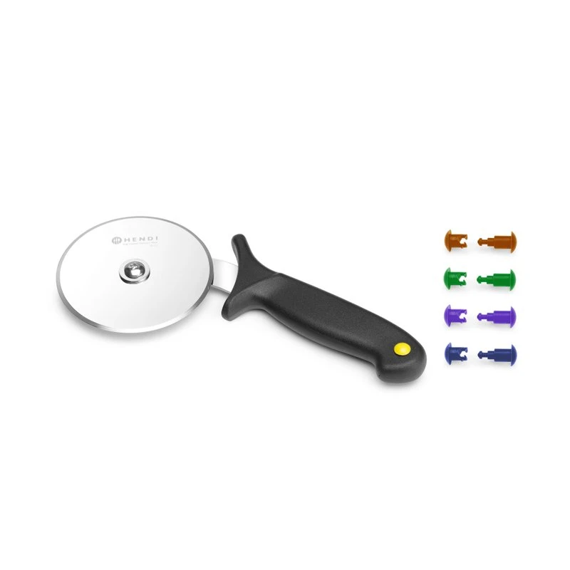 Pizzaskärare rostfritt stål, PP-handtag 100x230 mm 617014 by Hendi color Svart