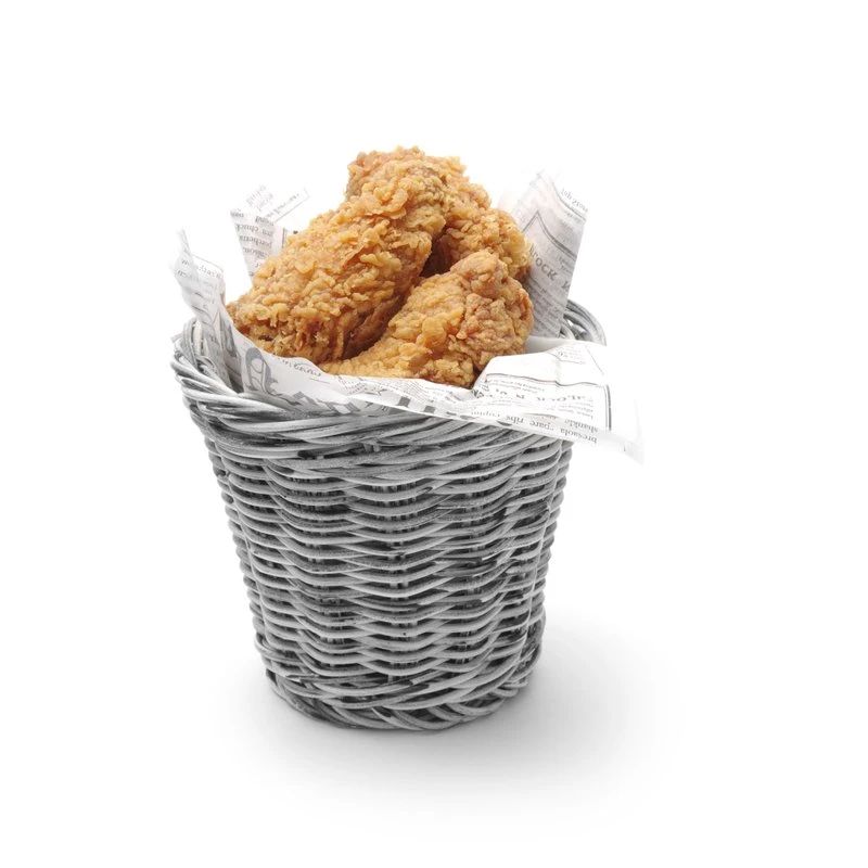 Snackkorg 130x110 mm ljusgrå PP 426043 by Hendi color Svart