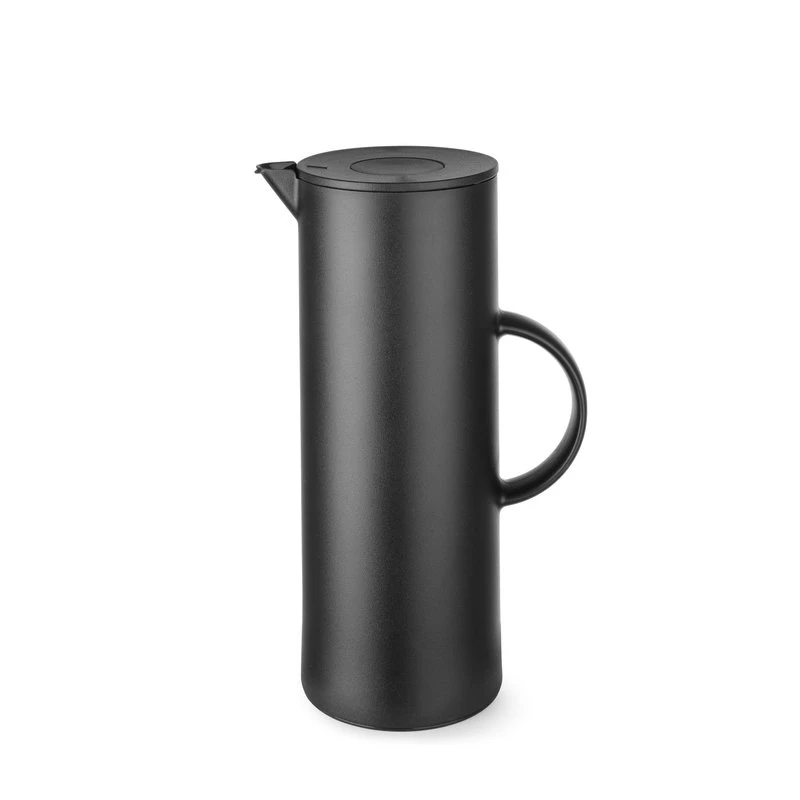 Termoskanna svart 1 l PP med tryckknapp 449615 by Hendi color Svart