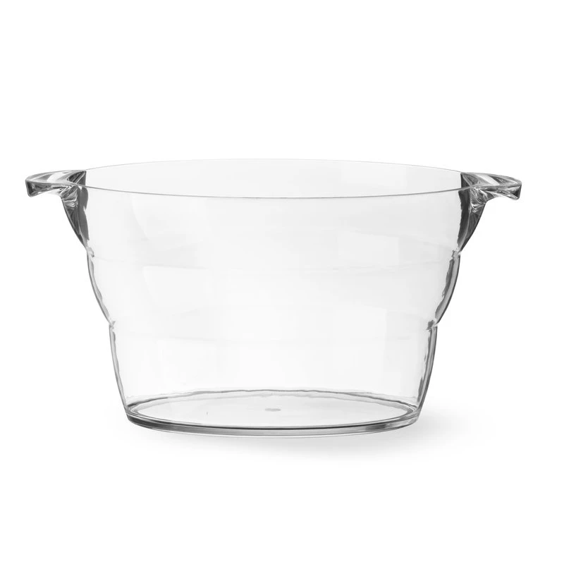 Partybalja transparent SAN oval 470x290x230 mm 593165 by Hendi color Svart