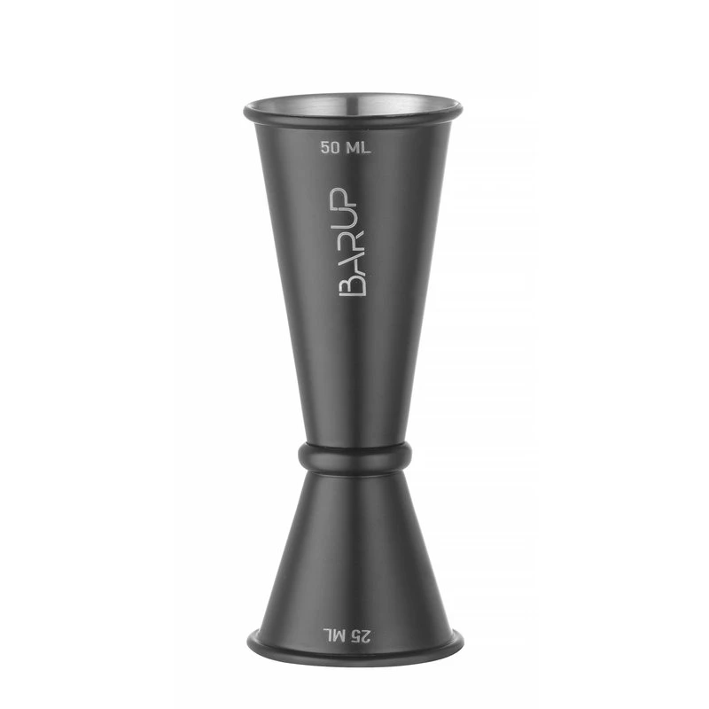 Jigger med ring svart 25-50 ml 596654 by Hendi color Svart