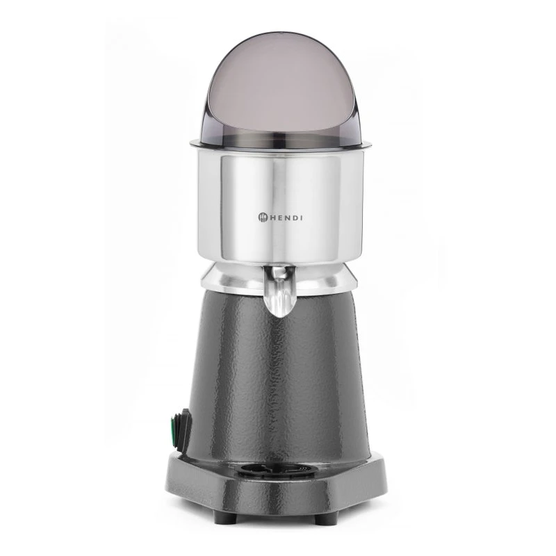 Citruspress med droppbricka och stänkskyddslock 230V 180W 221204 by Hendi color Silver