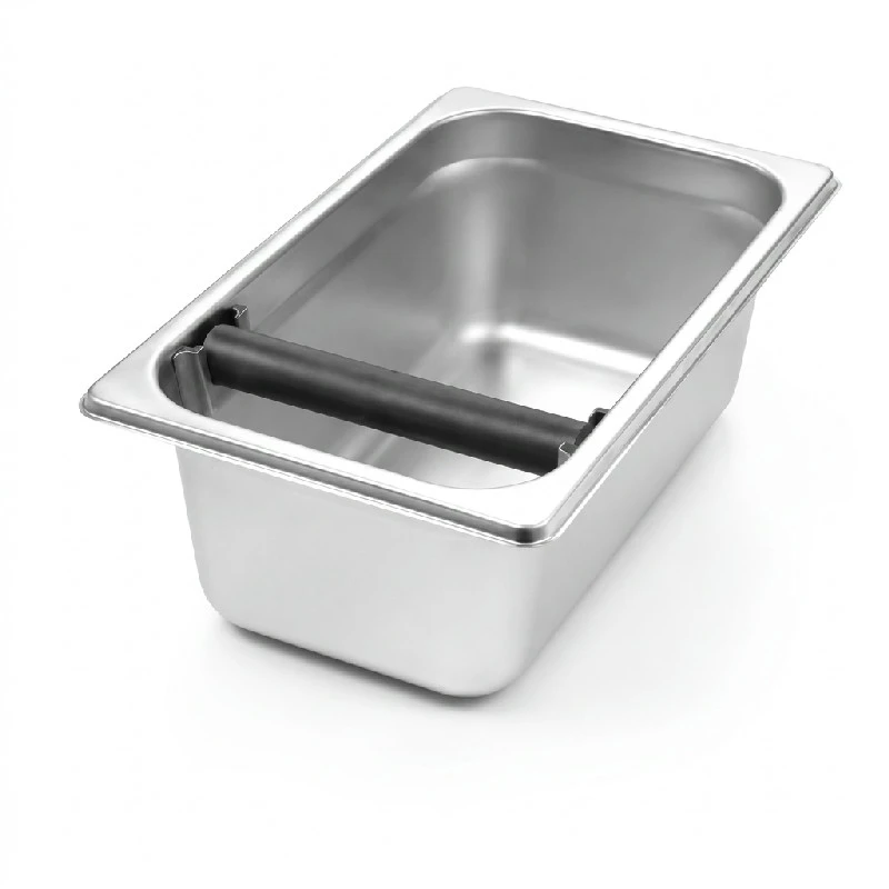 Knock box GN 1/4x100 mm rostfritt stål 208342 by Hendi color Silver