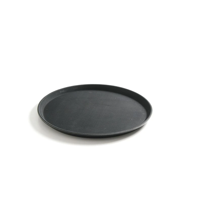 Serveringsbricka rund svart halkfri 280x20 mm PP 878125 by Hendi color Svart