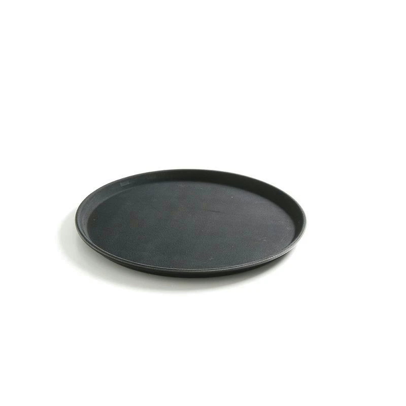 Serveringsbricka rund svart halkfri 360x20 mm PP 878132 by Hendi color Svart
