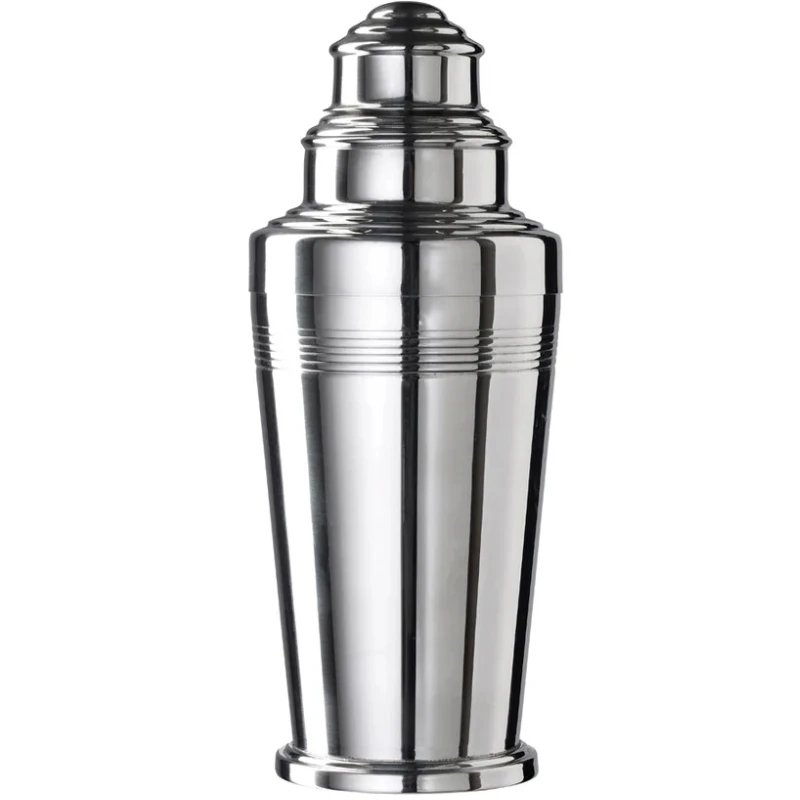 Urban Bar Footed Coley 3 Piece Shaker - Polerat silver UB4997 by Urban Bar color Svart
