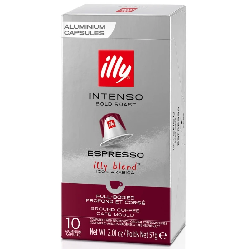 Illy Nespresso Intenso Kaffekapslar 10 st 2001413 by Illy color Svart
