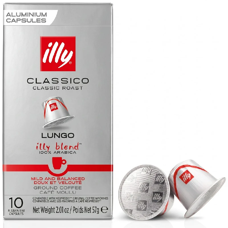 Illy Nespresso Classico Lungo Kaffekapslar 10 st 2001433 by Illy color Svart
