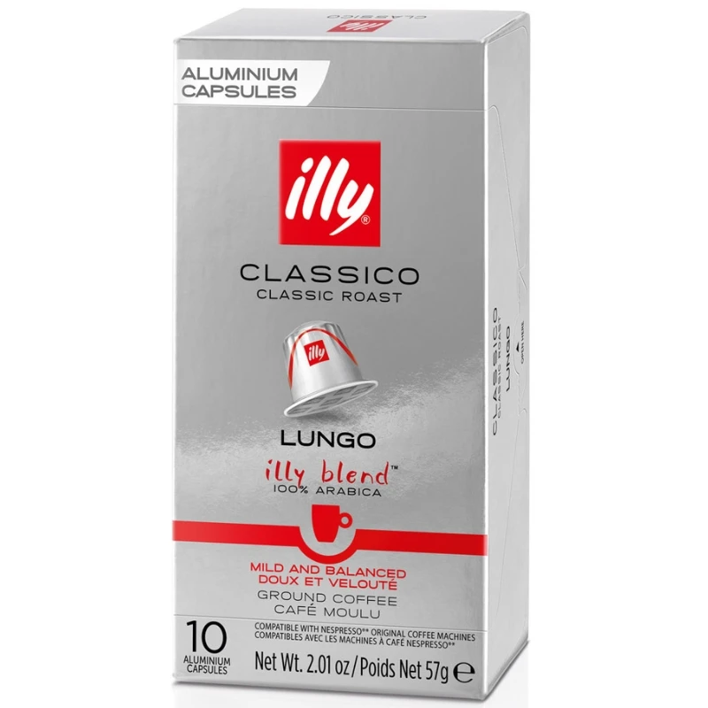 Illy Nespresso Classico Lungo Kaffekapslar 10 st 2001433 by Illy color Svart