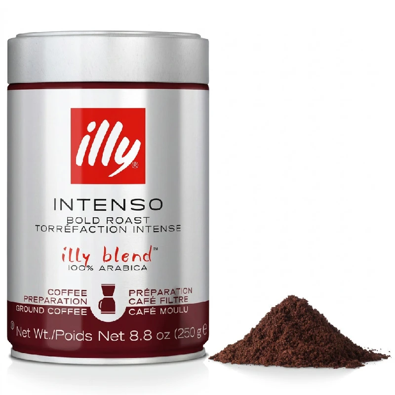 Illy Intenso Bold Roast Kaffebönor 250g 2000153 by Illy color Svart