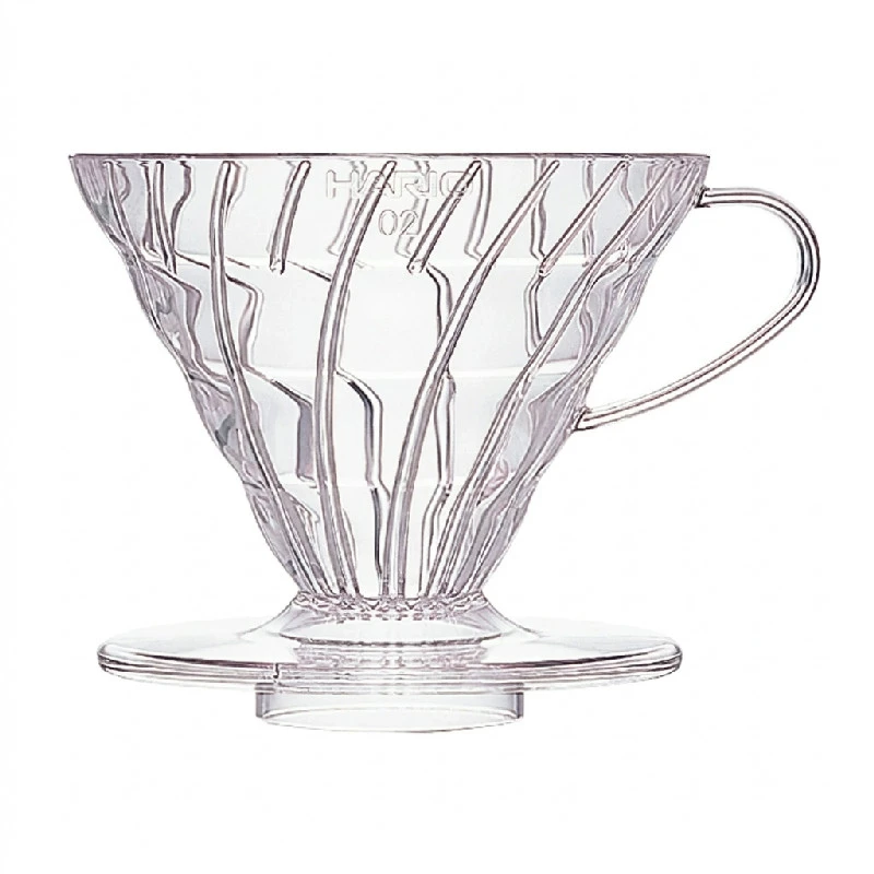 V60 Plast 02 Dripper - Klar VD-02T by Hario color Svart