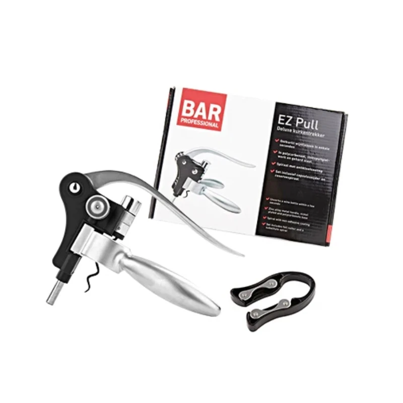 Barprofessional EZ Pull Stål med folieskärare WOP0610 by Barprofessional color Svart