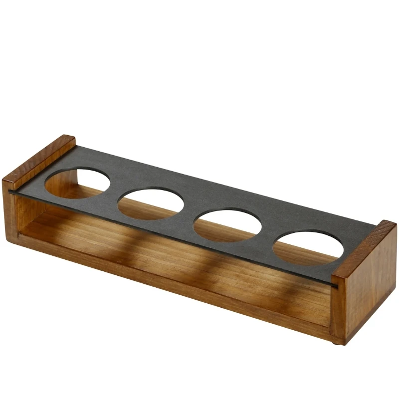 Barprofessional Tastingcaddy 4 glas med griffeltavla PPCM348 by Barprofessional color Svart