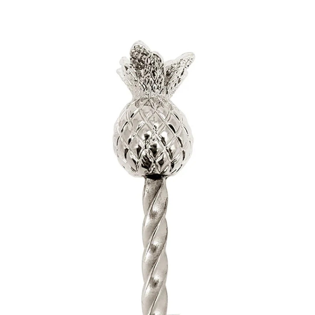 Barprofessional Barspoon Ananas 33 cm - Silver BSPS033 by Barprofessional color Svart