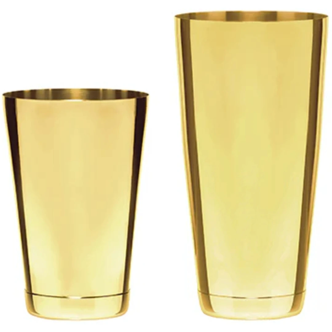 Barprofessional Boston Shaker Stål 800 ml - Guld BSGOL02 by Barprofessional color Svart