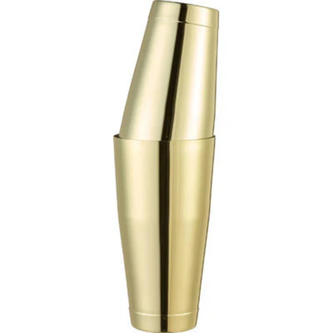 Barprofessional Boston Shaker Stål 800 ml - Guld BSGOL02 by Barprofessional color Svart