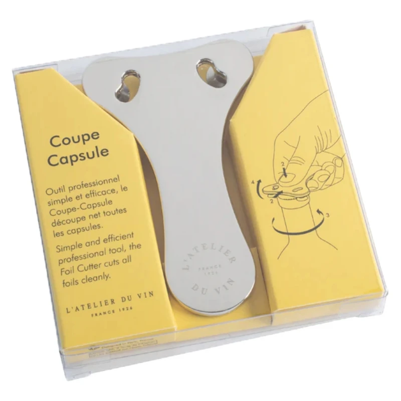L'Atelier du Vin Coupe-capsule métal chromé - Folieskärare 95284 by L'Atelier du Vin color Svart