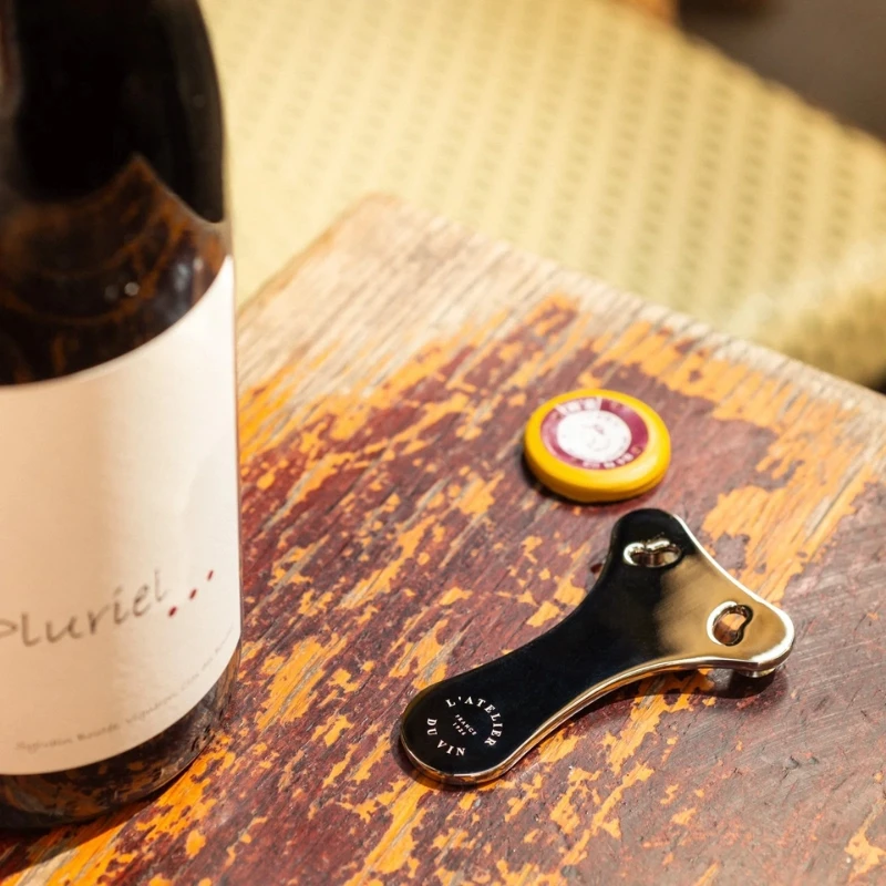 L'Atelier du Vin Coupe-capsule métal chromé - Folieskärare 95284 by L'Atelier du Vin color Svart