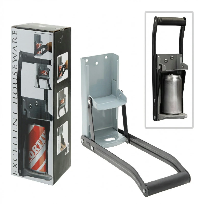 Burkpress med Softgrip för Väggmontering 2016002 by Koop color Silver