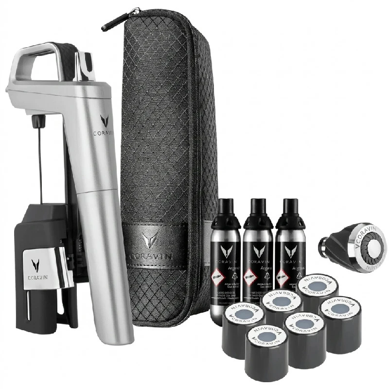 Coravin® Timeless Six+ Vinbevaringssystem – Silvergrå 112331 by Coravin color Silvergrå