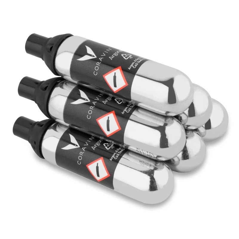 Coravin® Pure™ Argonkapslar – 6 st. 410006 by Coravin color Svart