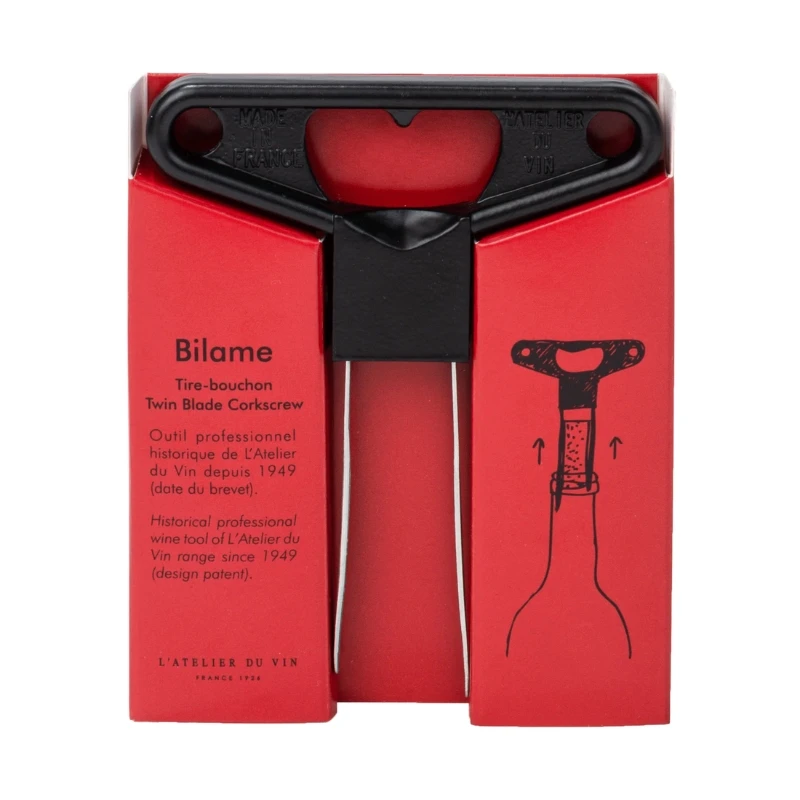 Bilame tvåbladig korkskruv - svart 95223 by L'Atelier du Vin color Svart
