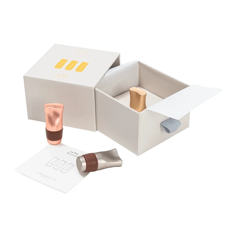 Le Trio Bouchons - flaskproppar - 3 st 95741 by L'Atelier du Vin color Svart