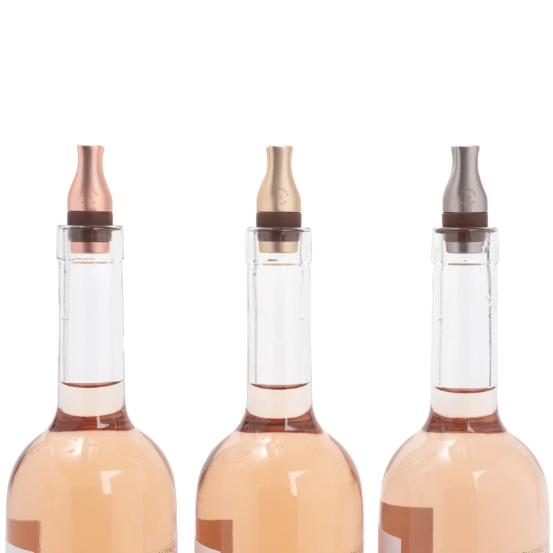Le Trio Bouchons - flaskproppar - 3 st 95741 by L'Atelier du Vin color Svart