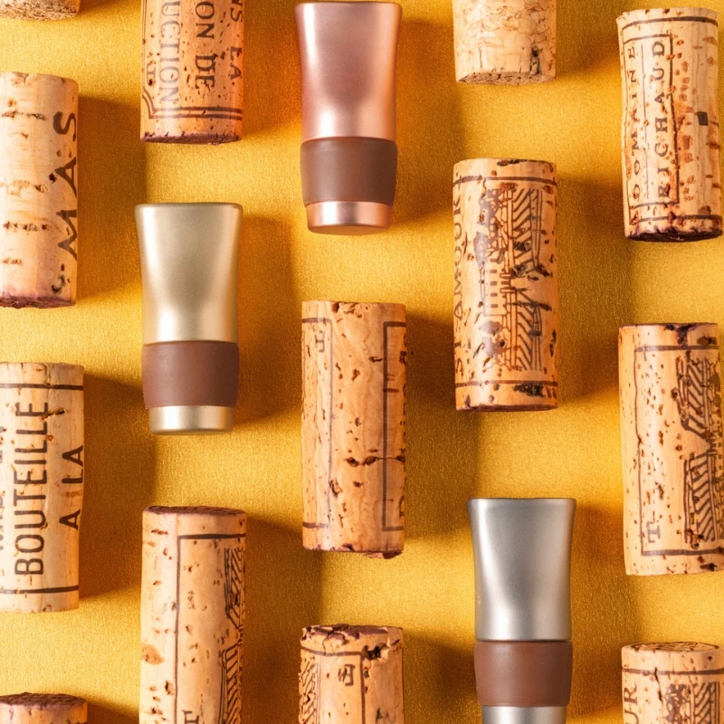 Le Trio Bouchons - flaskproppar - 3 st 95741 by L'Atelier du Vin color Svart