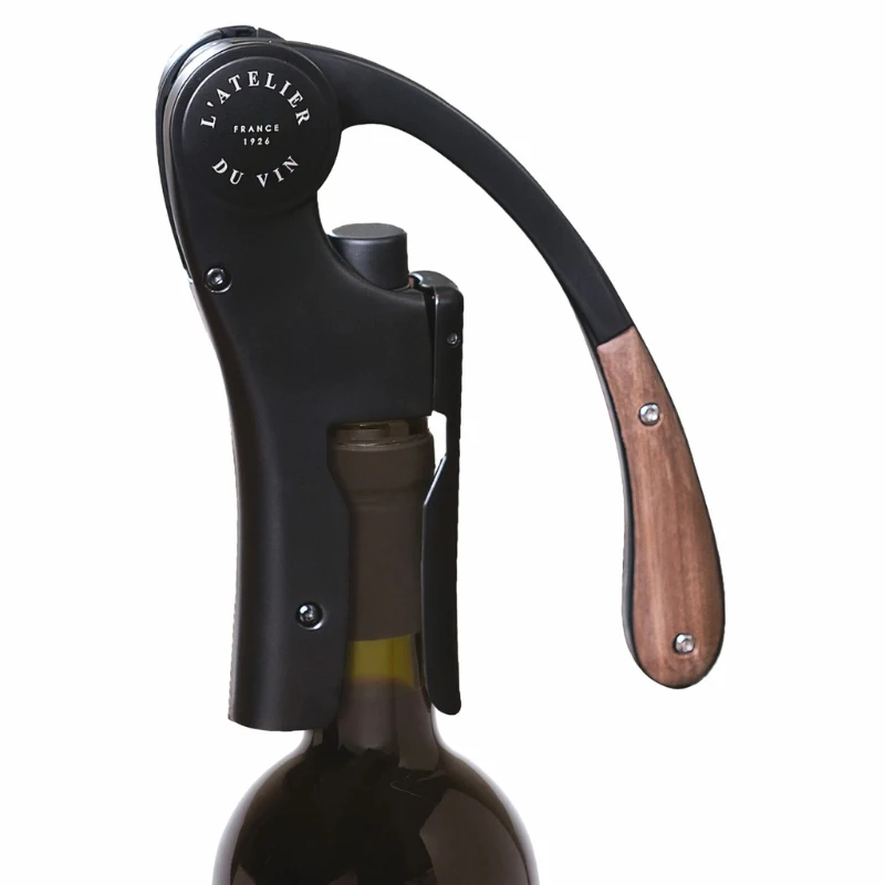 Oeno Motion Wood & Black korkskruv 95512 by L'Atelier du Vin color Svart
