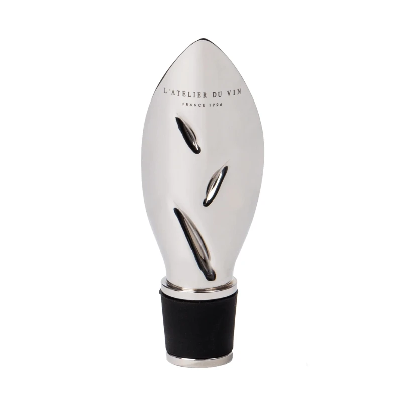 Verseur-feuille Leaf pourer - vinhällare 95636 by L'Atelier du Vin color Svart
