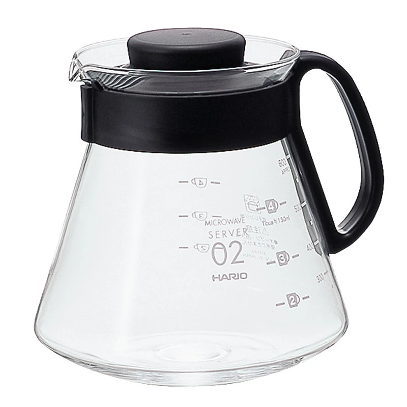 V60 Serveringskanna - 02 XVD-60B by Hario color Svart