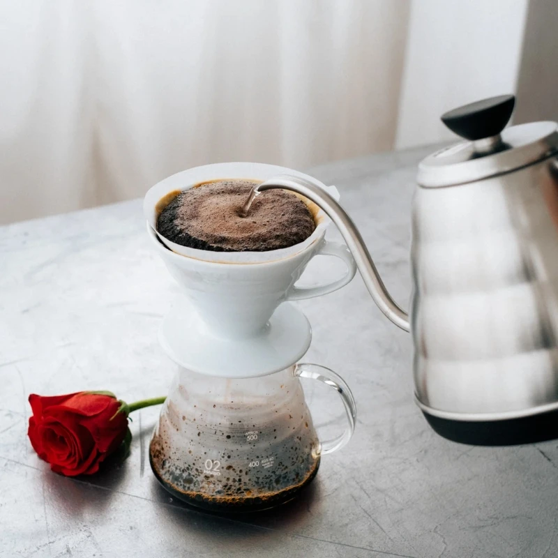 V60 Buono Vattenkokare med temperaturstyrning 0,8 l EVT-8-HSV-E by Hario color Svart