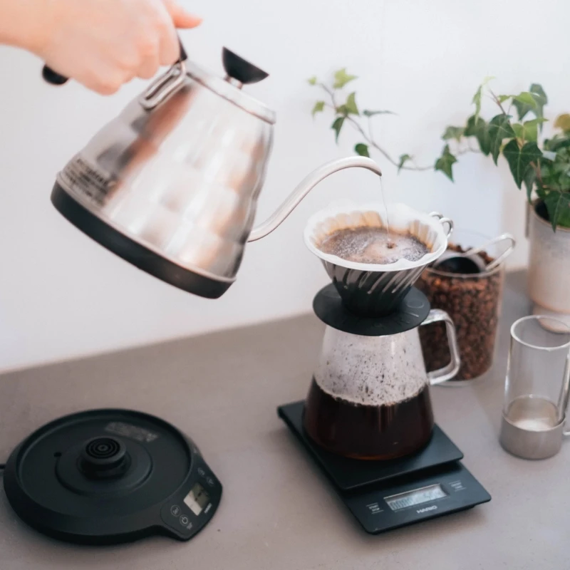 V60 Buono Vattenkokare med temperaturstyrning 0,8 l EVT-8-HSV-E by Hario color Svart